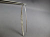 EXTRA LARGE 1.19CT DIAMOND 14KT WHITE GOLD LONG GRADUATING BAR HANGING EARRINGS