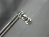 ESTATE .14CT DIAMOND 14KT WHITE GOLD 3D CLASSIC SOLITAIRE ETOILE HUGGIE EARRINGS