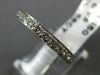 ANTIQUE .58CT DIAMOND 14KT WHITE GOLD MILGRAIN ETERNITY ANNIVERSARY RING #19869