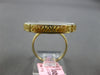 ESTATE LARGE AAA MOTHER OF PEARL 14KT YELLOW GOLD 3D CIRCULAR FILIGREE FUN RING