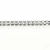 LARGE 8.96CT DIAMOND 18K WHITE GOLD ROUND & BAGUETTE MULTI SQUARE 3 ROW BRACELET