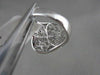 ANTIQUE WIDE 2.15CT DIAMOND 18KT WHITE GOLD FILIGREE MULTI ROW ANNIVERSARY RING