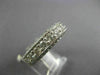 LARGE 3.20CT DIAMOND 14KT WHITE GOLD MILGRAIN ETERNITY WEDDING ANNIVERSARY RING