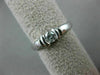 ESTATE .25CT ROUND DIAMOND 14KT WHITE GOLD SOLITAIRE SEMI BEZEL ENGAGEMENT RING