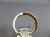 .43CT DIAMOND & WHITE ENAMEL 14K YELLOW GOLD GRADUATING JOURNEY CRISS CROSS RING