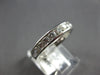 .76CT DIAMOND 14KT WHITE GOLD 3D CHANNEL COMFORT FIT WEDDING ANNIVERSARY RING