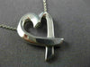 ESTATE TIFFANY & CO. 925 SILVER 3D CLASSIC OPEN HEART LOVE NECKLACE #26479