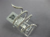 ESTATE LARGE .50CT DIAMOND 18KT WHITE GOLD 3D MULTI ROW SNAKE FUN RING