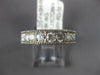WIDE 1.23CT DIAMOND 18KT WHITE GOLD 10 STONE FILIGREE MILGRAIN ANNIVERSARY RING