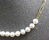 LONG AAA SOUTH SEA PEARL 14KT YELLOW GOLD MULTI LINK SEMI ETERNITY LOVE NECKLACE
