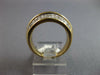 ESTATE WIDE 1.0CT DIAMOND 14KT YELLOW GOLD PRINCESS MULTI ROW ANNIVERSARY RING