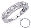 .62CT DIAMOND 14KT WHITE GOLD 3D ROUND & MARQUISE SEMI ETERNITY ANNIVERSARY RING