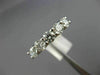 ESTATE 1.18CT DIAMOND 14K WHITE GOLD 3D FIVE STONE WEDDING ANNIVERSARY RING #858