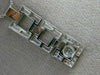 ESTATE LARGE .71CT DIAMOND 18KT WHITE GOLD BEZEL SQUARE HALO PENDANT CHAIN 14223
