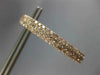 LARGE 6.08CT PINK DIAMOND 18KT ROSE GOLD MULTI ROW INSIDE OUT 3D HOOP EARRINGS
