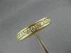 ESTATE WIDE 1.20CT DIAMOND 14KT YELLOW GOLD MILGRAIN ROPE ETERNITY WEDDING RING