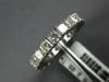 3.05CT DIAMOND 14KT WHITE GOLD 3D PRINCESS 4 PRONG ETERNITY 4MM ANNIVERSARY RING