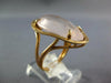 ESTATE 1.47CT AAA PINK QUARTZ 14KT ROSE GOLD 3D PEAR SHAPE SOLITAIRE FUN RING