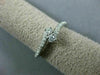 ESTATE .25CT DIAMOND 14KT WHITE GOLD 2 STONE CRISS CROSS SEMI ETERNITY LOVE RING