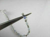 ANTIQUE 14KT WHITE 4.65CTW DIAMOND & TANZANITE BRACELET