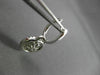 ANTIQUE 1.53CT PINK SAPPHIRE & DIAMOND 18KT WHITE GOLD FLOWER HANGING EARRINGS