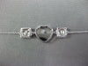 .43CT DIAMOND 18KT WHITE GOLD ROUND & BAGUETTE HEART SHAPE BY THE YARD BRACELET