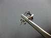 LARGE 11.45CT DIAMOND & AAA AMETHYST 14K WHITE GOLD OVAL & ROUND X STUD EARRINGS