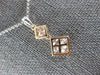 .93CT WHITE & PINK DIAMOND 18KT WHITE & ROSE GOLD BY THE YARD JOURNEY NECKLACE
