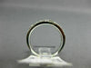 ESTATE .50CT DIAMOND 14K WHITE GOLD 3D THREE ROW ETOILE WEDDING ANNIVERSARY RING