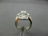 LARGE 4.26CT DIAMOND MARQUISE & ROUND PLATINUM ENGAGEMENT WEDDING INSERT RING