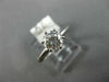 ESTATE EGL .80CT DIAMOND PLATINUM SOLITAIRE 6 PRONG ENGAGEMENT RING E SI1 #1905