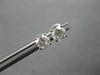 ESTATE .70CT DIAMOND 14K WHITE GOLD CLASSIC ROUND SOLITAIRE STUD EARRINGS #28174
