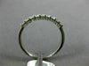 ESTATE .24CT DIAMOND 14KT WHITE GOLD 3D CLASSIC ROUND WEDDING ANNIVERSARY RING