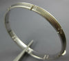 .48CT DIAMOND 18KT WHITE GOLD TIFFANY & CO ETOILE MATTE & SHINY BANGLE BRACELET
