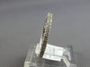 ESTATE .54CT DIAMOND 14KT WHITE GOLD 3D CLASSIC ROUND ETERNITY ANNIVERSARY RING