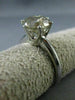 ESTATE 2.52CT ROUND DIAMOND PLATINUM 3D CLASSIC SOLITAIRE ENGAGEMENT RING #20219