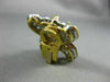 ESTATE LARGE 2.40CT DIAMOND 18KT YELLOW GOLD & PLATINUM X LOVE CLIP ON EARRINGS