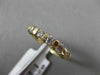 ESTATE .78CT DIAMOND 14K YELLOW GOLD 3D 5 STONE CHANNEL WEDDING ANNIVERSARY RING
