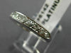 ANTIQUE .50CT OLD MINE DIAMOND PLATINUM CLASSIC WEDDING ANNIVERSARY RING #6142