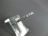 ANTIQUE .51CT ROUND DIAMOND 14K WHITE GOLD ETERNITY RING 2mm BEAUTIFUL! #21704