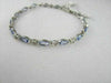 ANTIQUE 14KT WHITE 4.65CTW DIAMOND & TANZANITE BRACELET