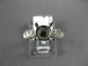 ESTATE 1.28CT DIAMOND 14KT WHITE GOLD 7 STONE SEMI MOUNT ENGAGEMENT RING #16313