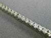 ESTATE 2.88CT ROUND DIAMOND 14KT WHITE GOLD CLASSIC LOVE TENNIS BRACELET #14355