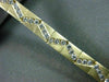 ANTIQUE WIDE 2.30CT DIAMOND 14KT YELLOW GOLD WAVE ZIG ZAG TENNIS BRACELET #19746