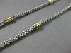 ESTATE 14K WHITE & YELLOW GOLD HAND CRAFTED SOLID ITALIAN NECKLACE BEAUTIFUL 142