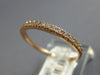 .16CT DIAMOND 14KT ROSE GOLD 3D ROUND SEMI ETERNITY WEDDING ANNIVERSARY RING