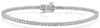 ESTATE 1.0CT DIAMOND 14KT WHITE GOLD 3D ROUND CLASSIC CUFF TENNIS BRACELET