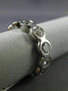 ESTATE WIDE 2.11CT DIAMOND 14K WHITE GOLD BEZEL ETERNITY ANNIVERSARY RING 17744