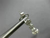 ESTATE 1.85CT DIAMOND 18KT WHITE GOLD JOURNEY HALO SQUARE STUD HANGING EARRINGS