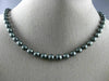ESTATE AAA TAHITIAN PEARL 14KT WHITE GOLD 3D CLASSIC FILIGREE NECKLACE #26514